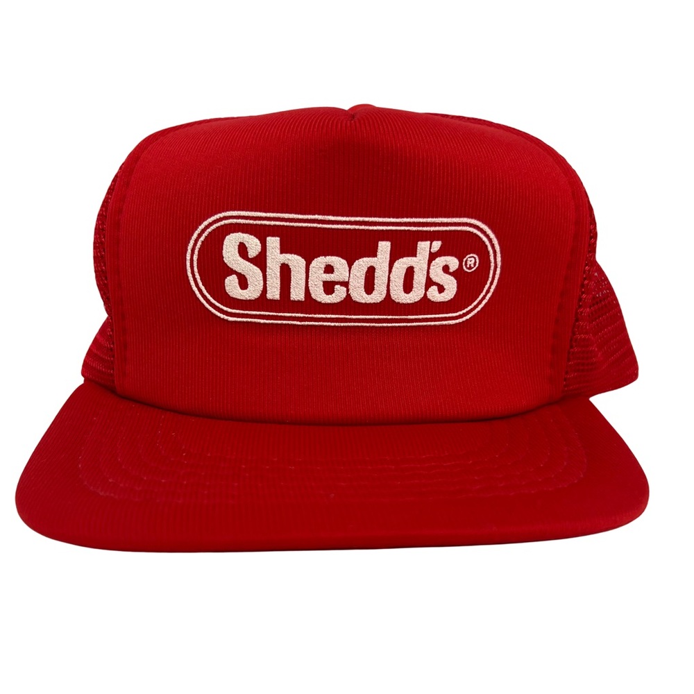 Vintage Red KAP.II Shedd's Trucker Hat